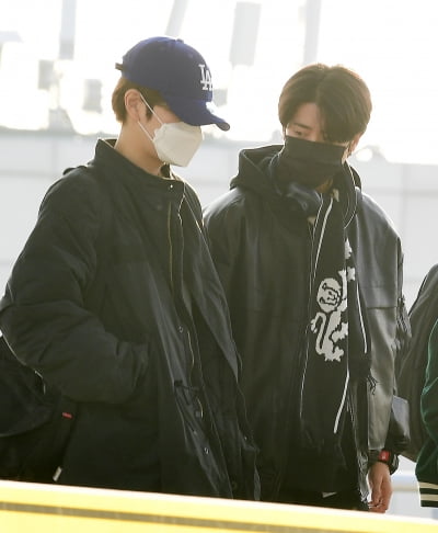 [TEN 포토] 스트레이키즈 승민-한 '개성 맞춤 패션'