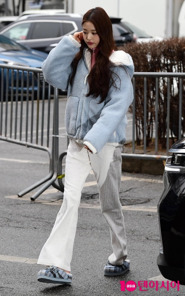 [TEN 포토] 아이브 장원영 '뮤직뱅크 마지막 출근길'