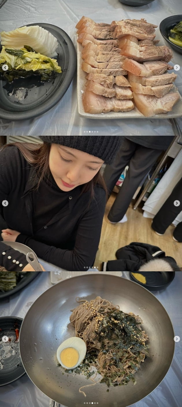 '임신' 나혜미, ♥에릭과 강원도 맛 기행....."대기 2시간…그러나 넘맛"