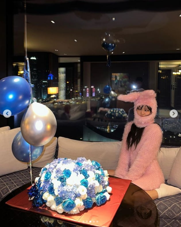 블랙핑크 제니, 러블리 핑크 젠득이..."생일 축하 블링크 고마워"
