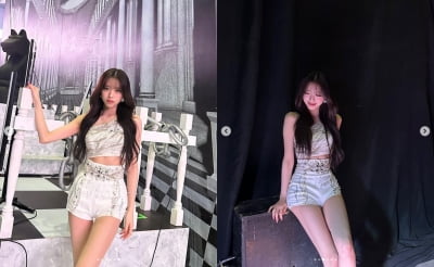 있지 유나, 시선 사로잡은 명품골반...한줌 허리