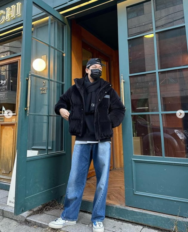위하준, 남친룩의 정석...마스크 넘어 잘생김