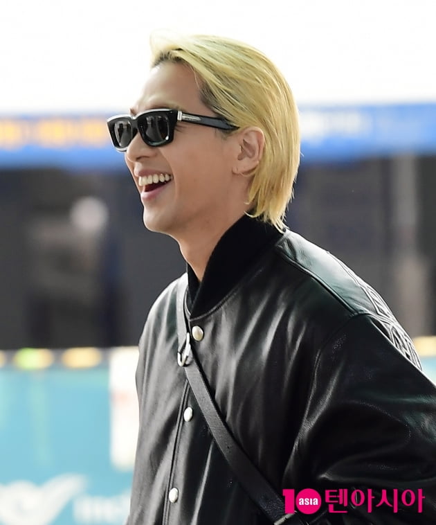 [TEN 포토] 빅뱅 태양 '호탕한 웃음'