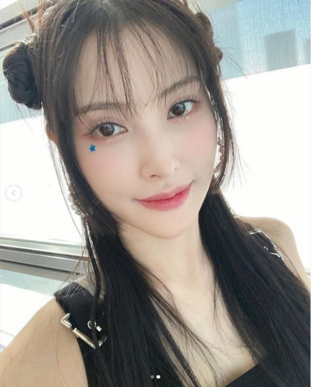 카라 박규리, 뿌카머리 하고 귀엽게...김재중 "귤 여신님!"