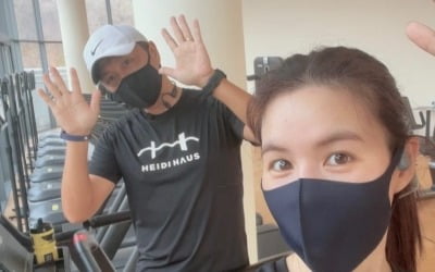 진태현, 아침부터 ♥박시은과 함께 운동…파이팅 넘치는 부부