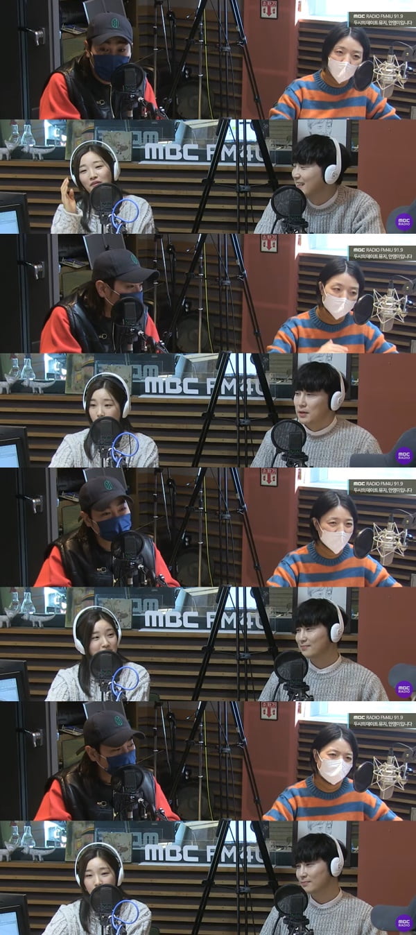 박소담, 서현우 /사진=MBC라디오 봉춘라디오 보이는 라디오 영상 캡처