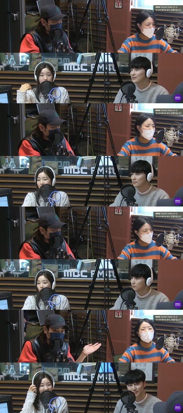 박소담, 서현우 /사진=MBC라디오 봉춘라디오 보이는 라디오 영상 캡처