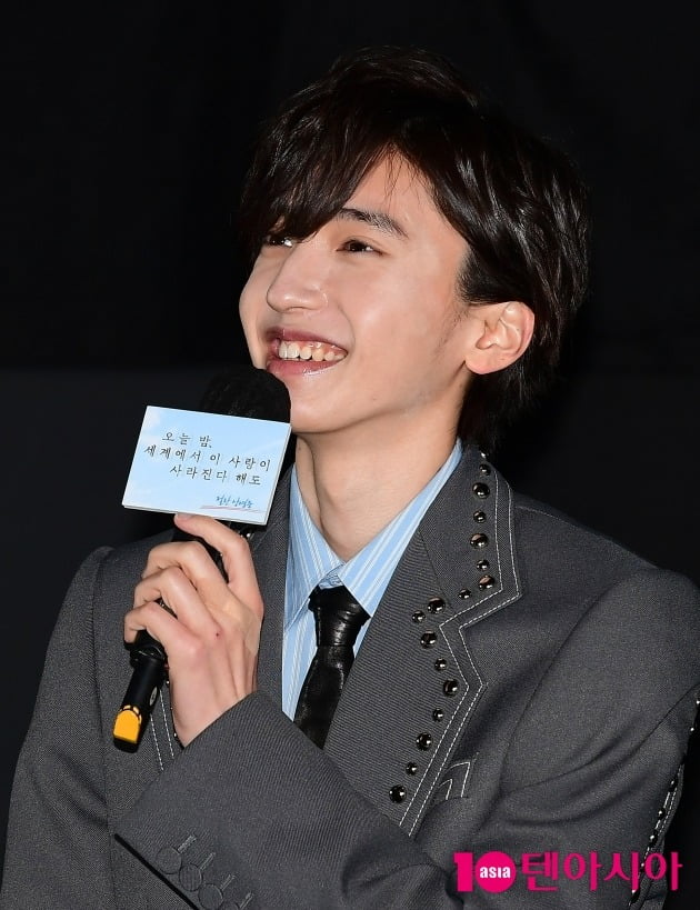 [TEN 포토] 미치에다 슌스케 "송강과 같이 영화 찍고 싶어요"