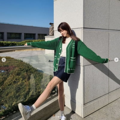 강소라, 상큼 발랄한 대학생?...극세사 각선미