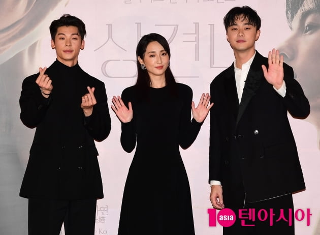 [TEN 포토] 허광한-가가연-시백우 '영화 '상견니' 주역이 한 자리에'