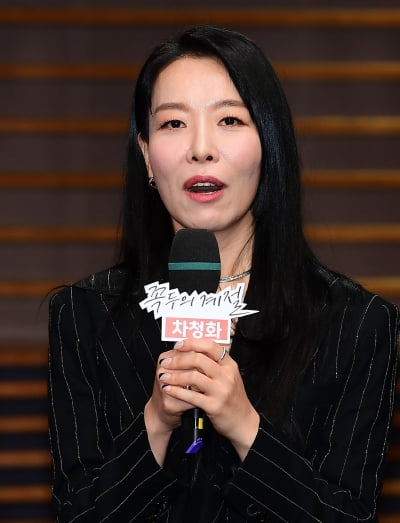 [TEN 포토] 차청화 '김인권선배 믿고 따라가면 될듯'