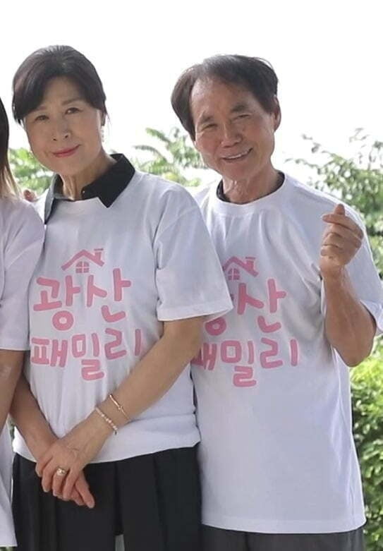 백옥자, 김언중 부부./사진제공=KBS2