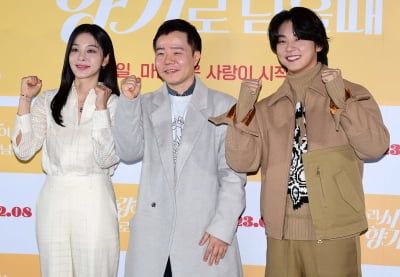 [TEN 포토] 설인아-임성용 감독-윤시윤 '우사향 기대하세요'