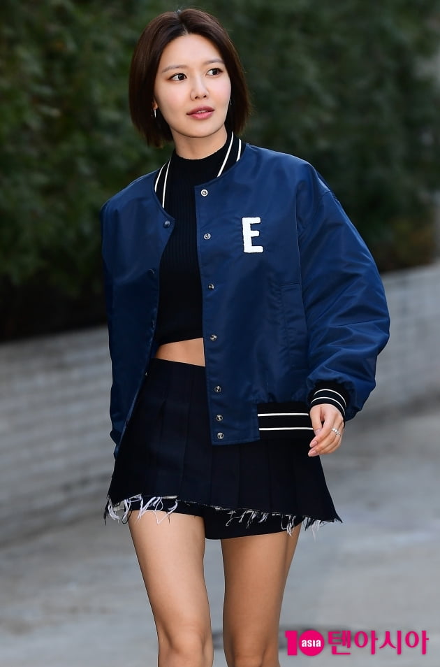 [TEN 포토] 소녀시대 수영 '크롭톱으로 빛나는 11자 복근'