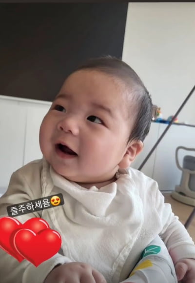 '제이쓴♥' 홍현희 子 똥별, 보고 또 봐도 귀여움 터지네