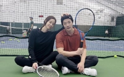 권상우♥손태영, 여전히 '잉꼬부부' 모먼트…달달 테니스 데이트