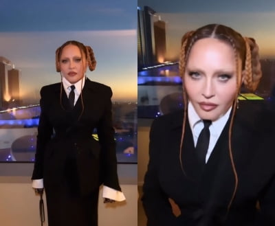 2000년대 못 벗어난 65세 마돈나, 주름 하나 없는 팽팽한 얼굴 "볼에 집착" [TEN할리우드]