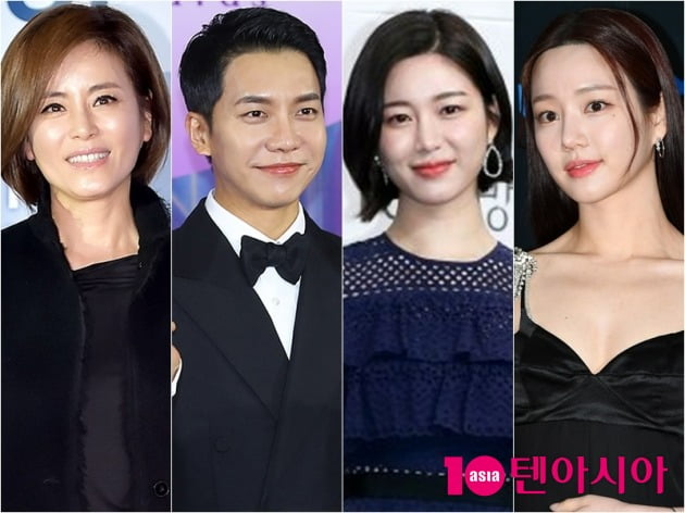 배우 견미리-이승기-이다인-이유비/사진 = 텐아시아 사진DB