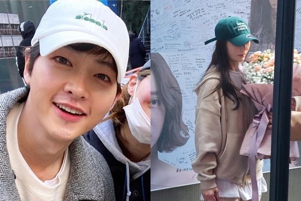 안혜경, 비록 단체 사진이지만 '예비 아빠' 송중기와 함께 "떨렸다"