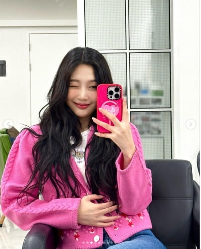 레드벨벳 조이, 핑크빛 미모...아름다운 미소