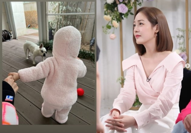 '안성현♥' 성유리, 핑크빛 쌍둥이 공개...아장아장 귀여워