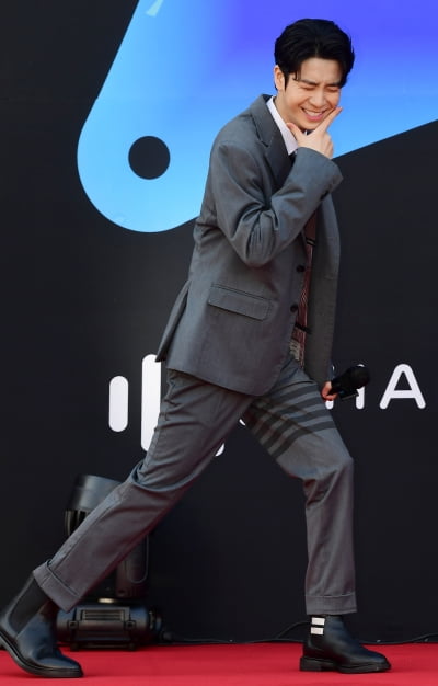 [TEN 포토] 정동원 '귀여움 뿜뿜'