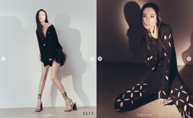 나나, 도발적인 전신 타투 공개...나비+거미+꽃...