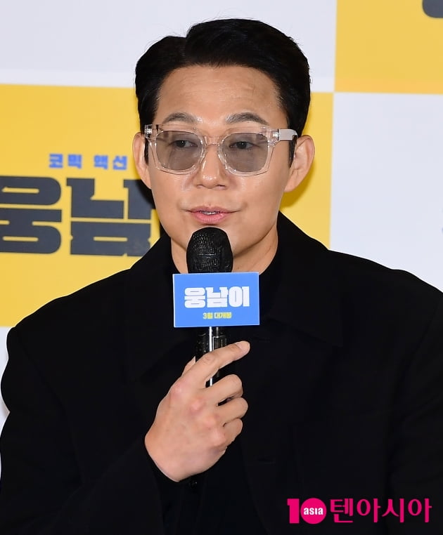 [TEN 포토] 박성웅 "박성광 감독 대본 받았을때 빼박이었다"