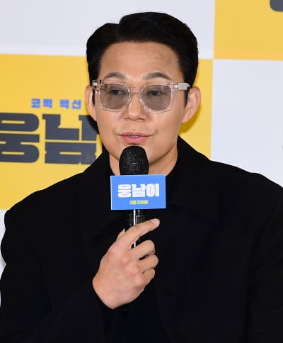 [TEN 포토] 박성웅 "박성광 감독 대본 받았을때 빼박이었다"