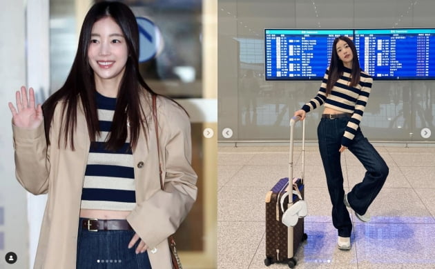 기은세, 봄을 뿌리며 뉴욕 패션위크 출발
