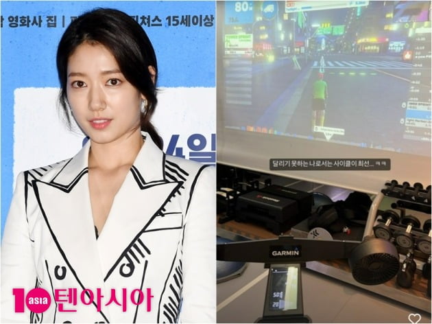 '최태준♥' 박신혜, 어쩐지 산후 붓기 다 빠졌더라니…사이클 운동 근황