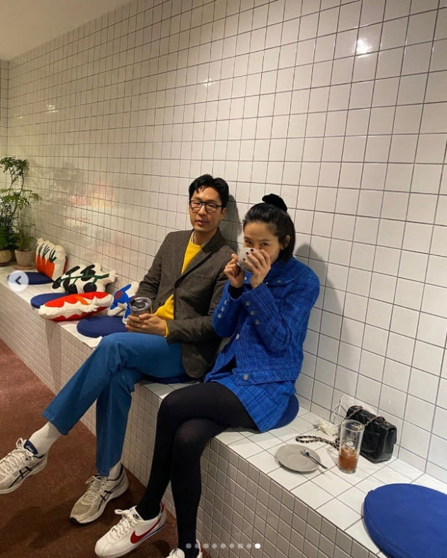 김나영, ♥마이큐와 달달한 투샷 찐 미소...설현 "꺄"
