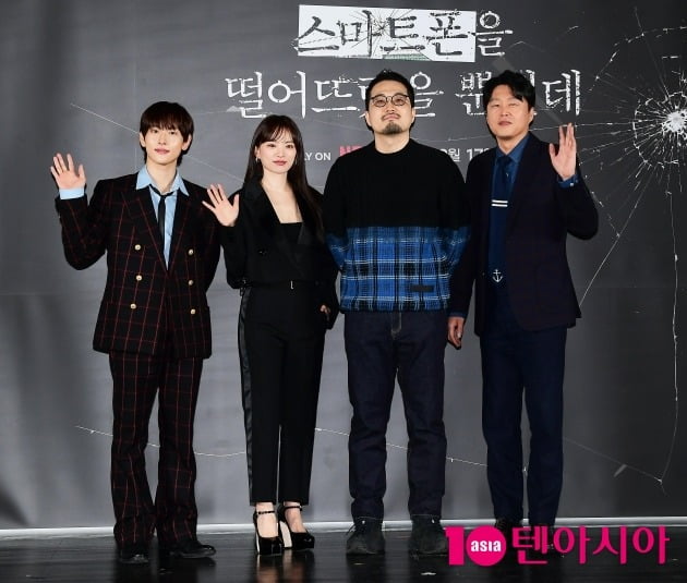[TEN 포토] 임시완-김태준 감독-천우희-김희원 '현실밀착 스릴러 기대하세요'