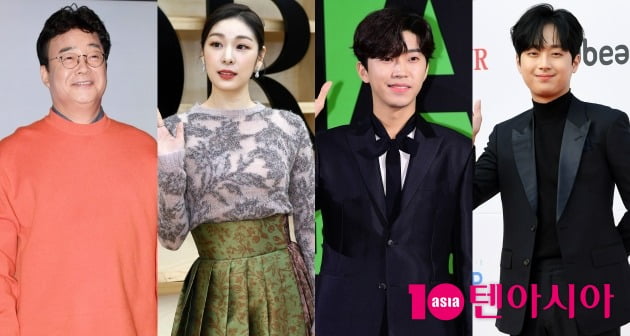 백종원, 김연아, 임영웅, 이찬원. / 사진=텐아시아DB