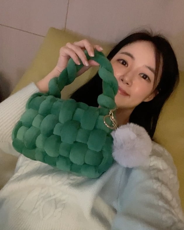 이은주, ♥앤디가 직접 만들어 준 가방 자랑 "명품 B사로 속을 뻔"