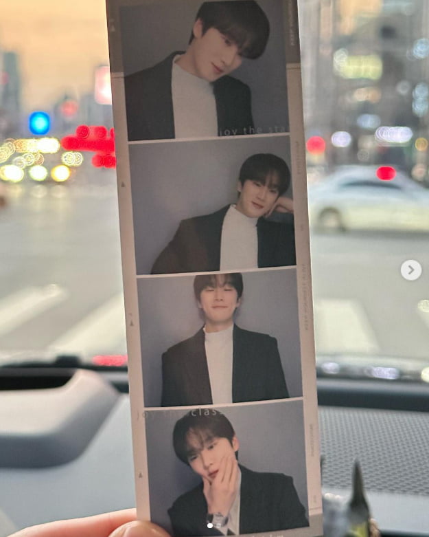 안보현, 심정지 오는 인생네컷...보조개 미남