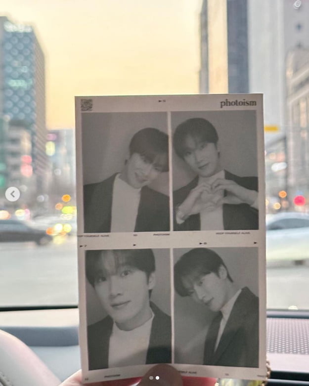 안보현, 심정지 오는 인생네컷...보조개 미남