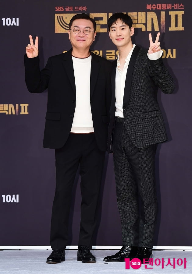 [TEN 포토] 김의성-이제훈 '모범택시2로 다시 뭉쳤다'