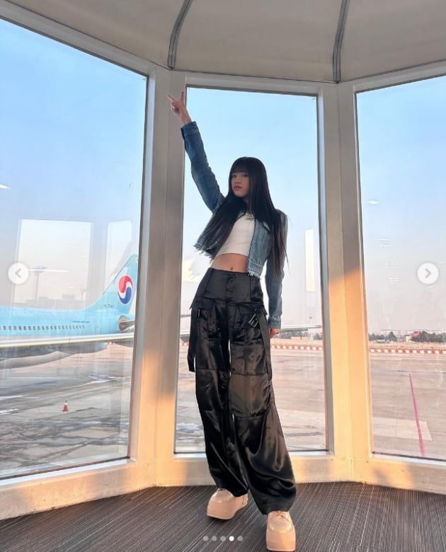 아이브 안유진, 앞머리 스타일 바꿔도 이쁨 한도 초과...상큼미 UP