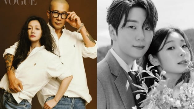 /사진=보그 타이완,김연아-고우림 계정