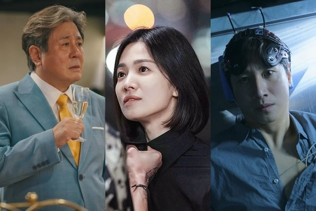 '카지노'의 최민식, '더 글로리'의 송혜교, '닥터 브레인'의 이선균. / 사진제공=디즈니, 넷플릭스, 애플TV+