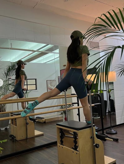 예리, 가냘픈 슬림 몸매…비결은 필라테스