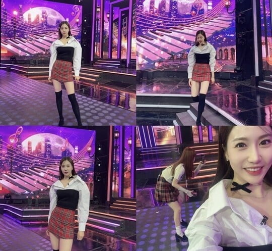 '트로트계 샤라포바' 별사랑, 이기적 비율+러블리 미소…'화밤' 비하인드 공개