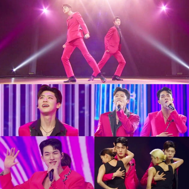 [TEN초점] 박지현X윤준협, 女댄서들과 섹시美 초과…아찔한 라틴 댄스('미스터트롯2')