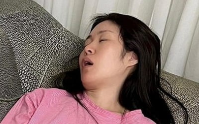 '김태현♥' 미자, 소녀처럼 예쁘게 잔다고 착각…현실은 입 벌리고 쿨쿨
