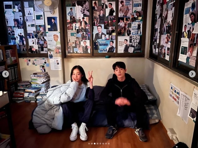 신재하, 행복한 시간을 보낸 지동희 안녕~...'일타 스캔들' 뒷풀이