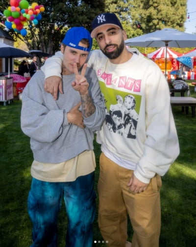 저스틴 비버, '월드투어 취소' 나흘 만에 깜짝 무대…안면 마비인가 봤더니 [TEN할리우드]