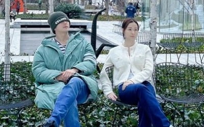 권상우, 美 뉴욕 한복판서 C사 비니 쓰고 소라게 변신…♥손태영은 황당