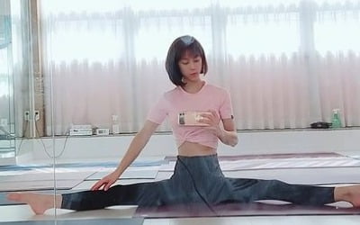 '싱글맘' 조민아, 요가로 마음 다스리기 "썩은 과일은 알아서 떨어진다"