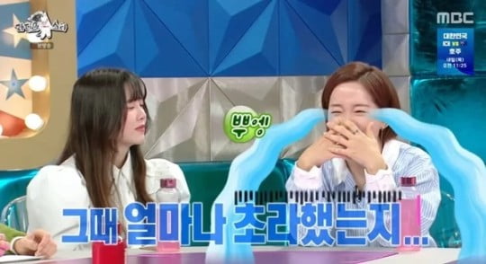 [종합] 정이랑 "아이돌이 먹다 남긴 간식 먹어, 소녀시대 인사에 초라" ('라스')